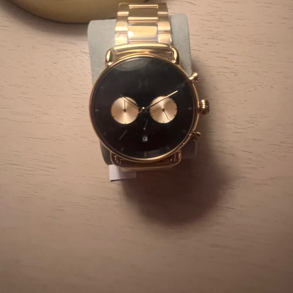 MVMT Elegant Gold and Black Watch